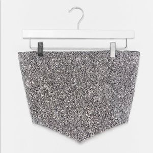 NASTY GAL Sequin Tie Back Bandeau